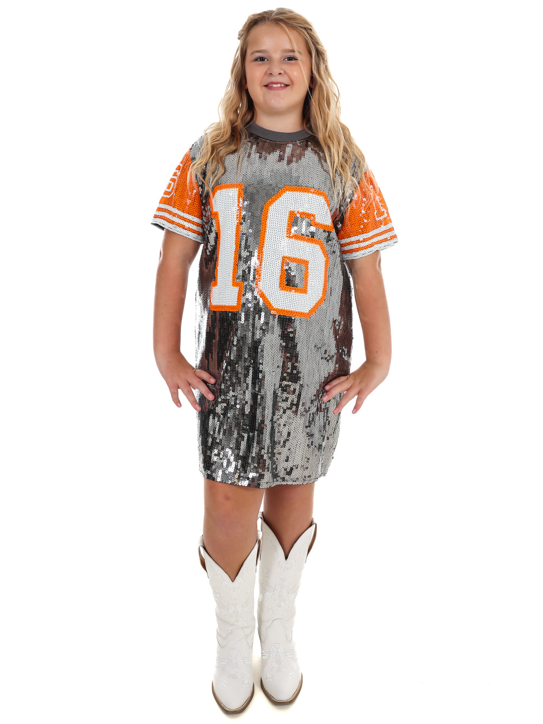 Youth 16 Sequin Jersey Dress