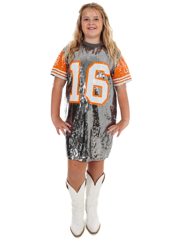 Youth 16 Sequin Jersey Dress