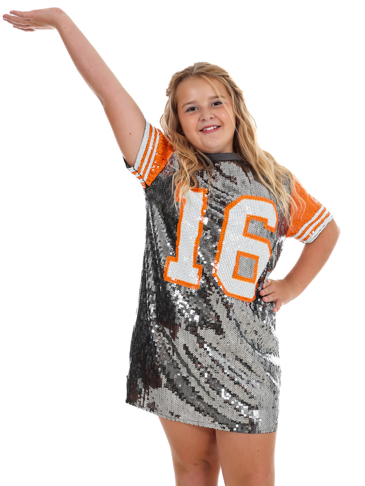 Youth 16 Sequin Jersey Dress