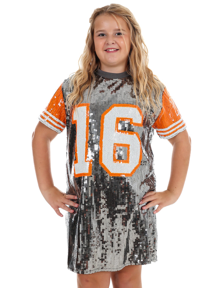 Youth 16 Sequin Jersey Dress