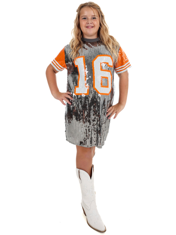 Youth 16 Sequin Jersey Dress
