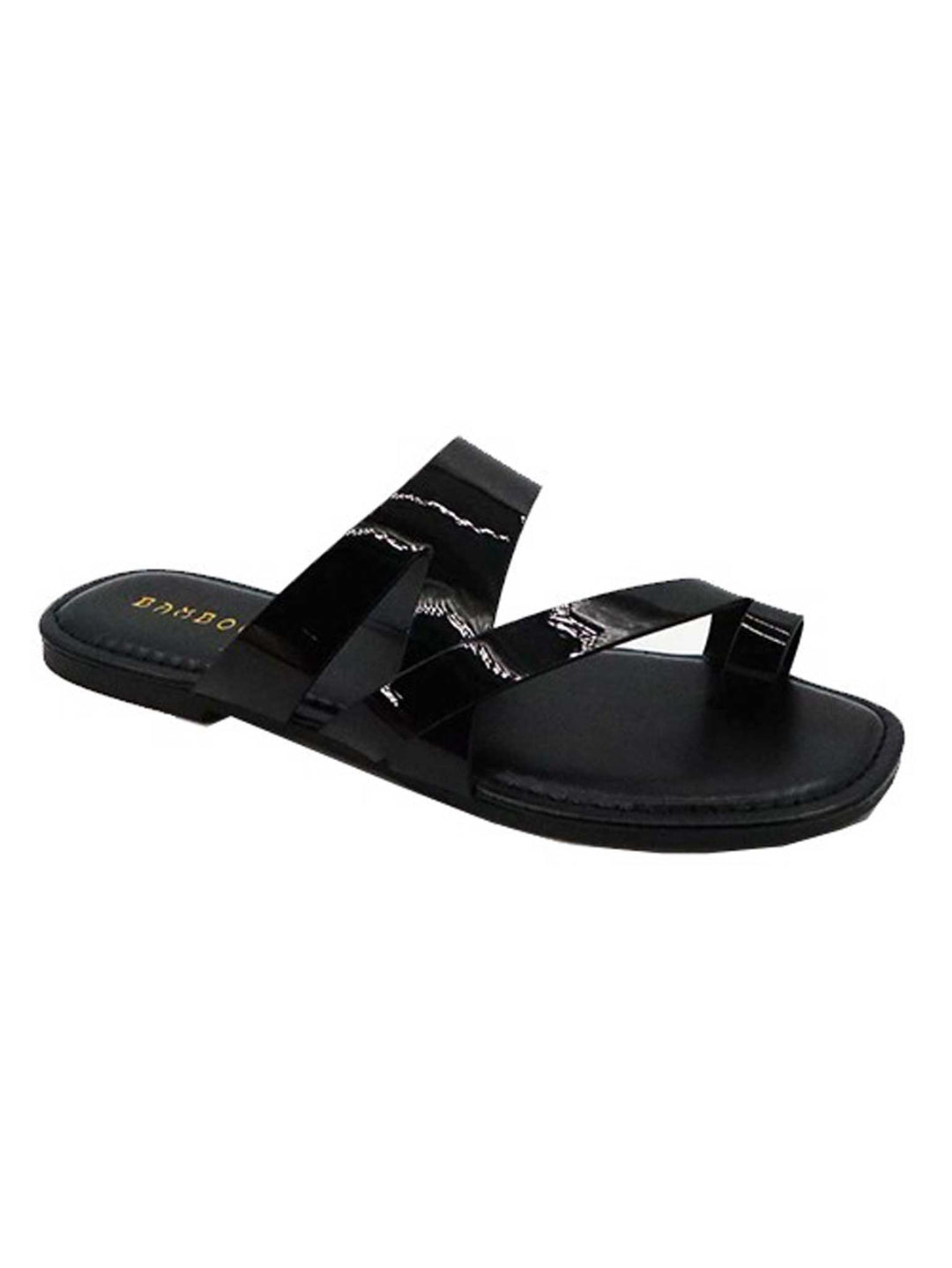 Smile Patent Flat Sandal