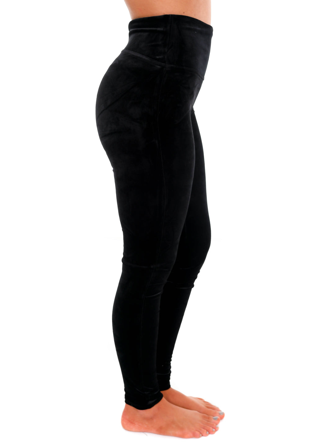 Spanx Black Velvet Leggings