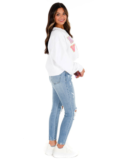 Knoxville Multi Chenille Letter Pullover