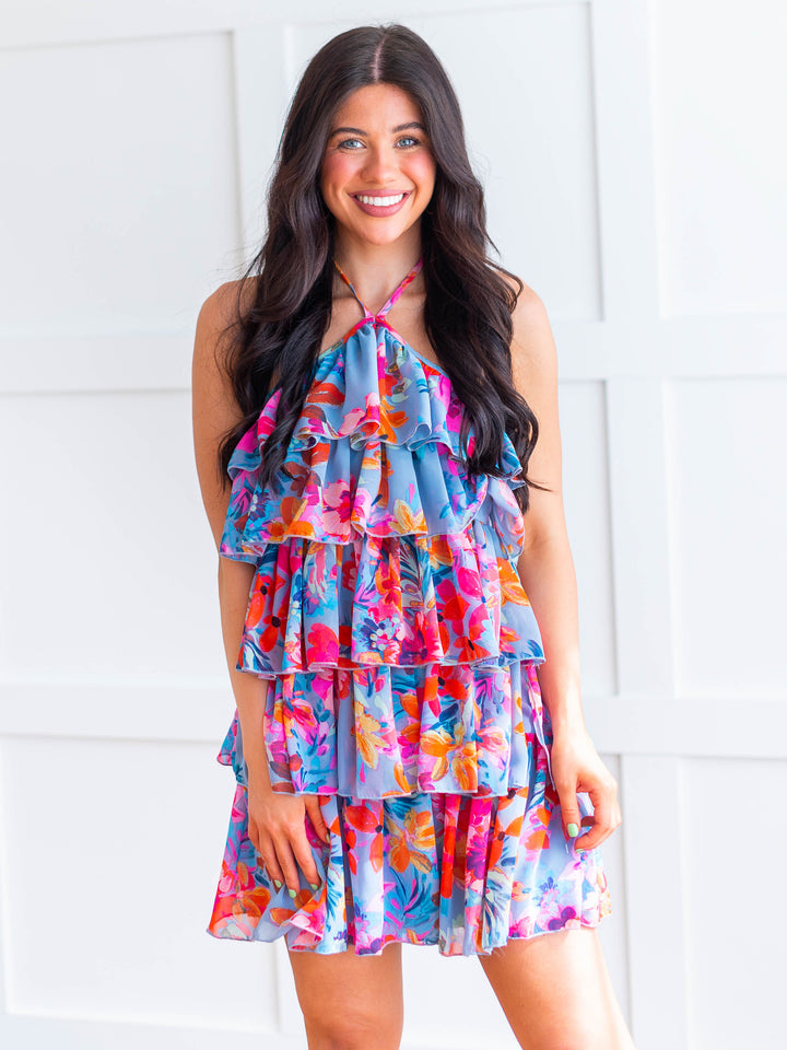 Follow the Sun Floral Dress