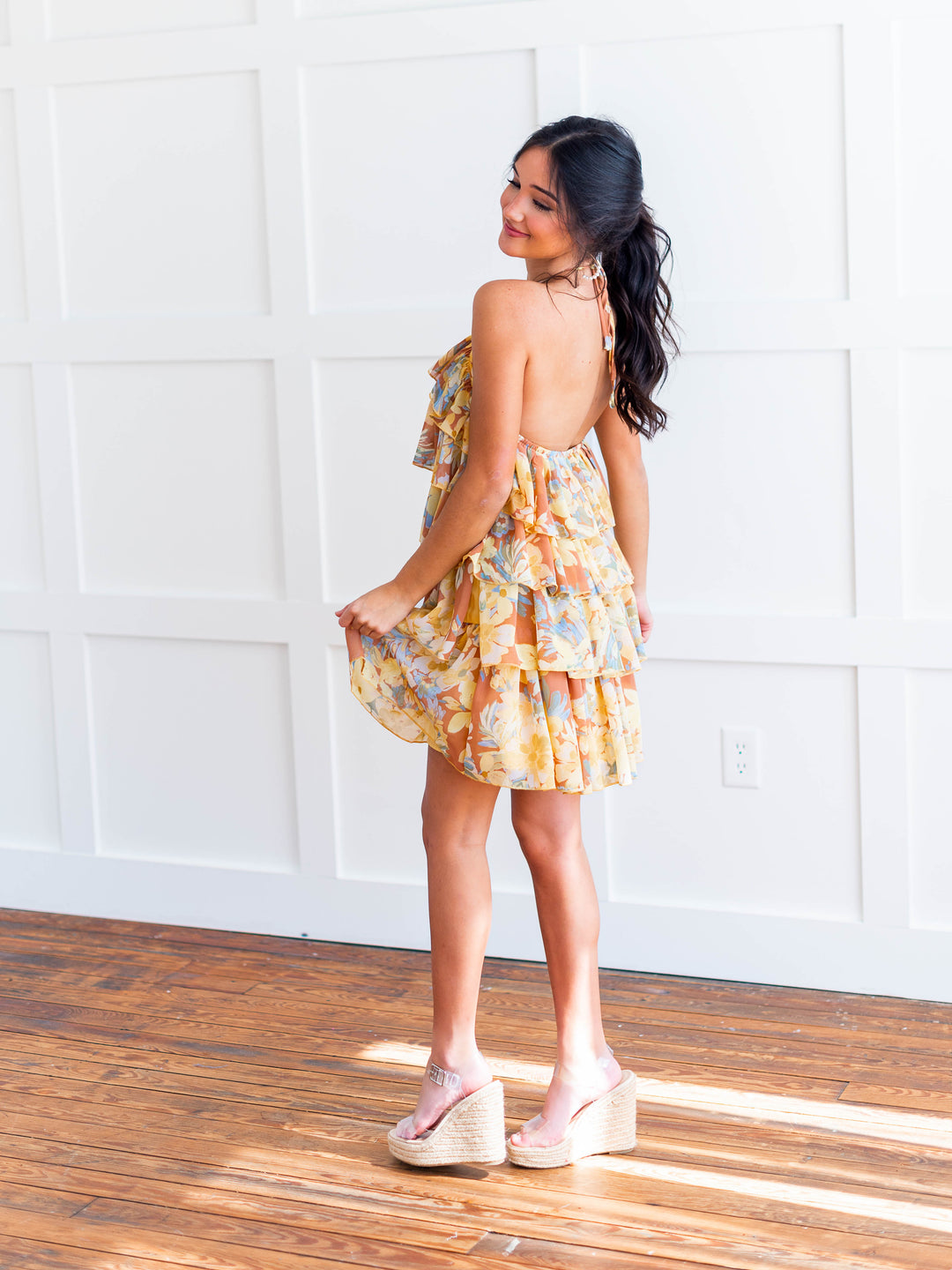 Follow the Sun Floral Dress