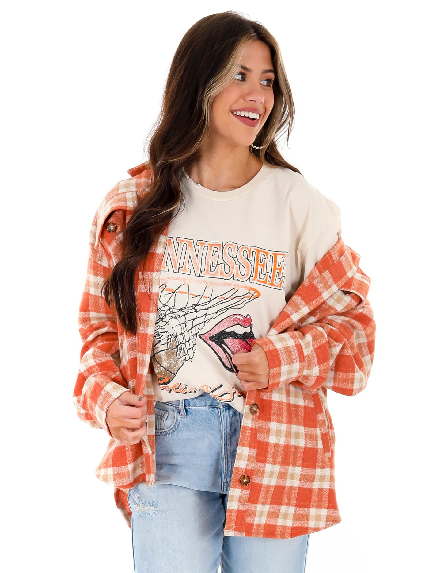 Rolling Stones Tennessee Basketball Net Tee