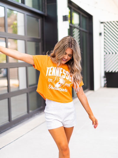 Tennessee Basic Logo Chino Cropped Tee
