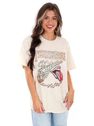 Rolling Stones Tennessee Basketball Net Tee