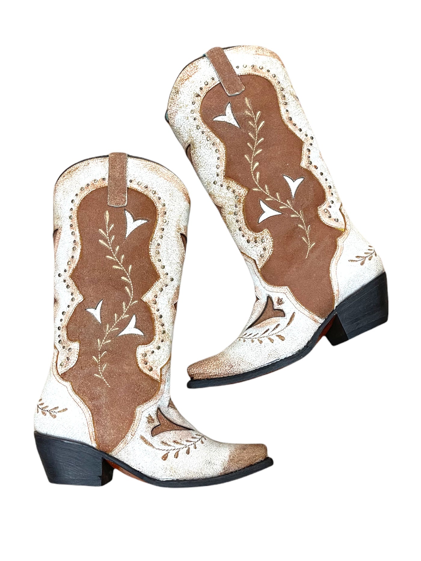 Corral Brown Embroidery Cowboy Boots