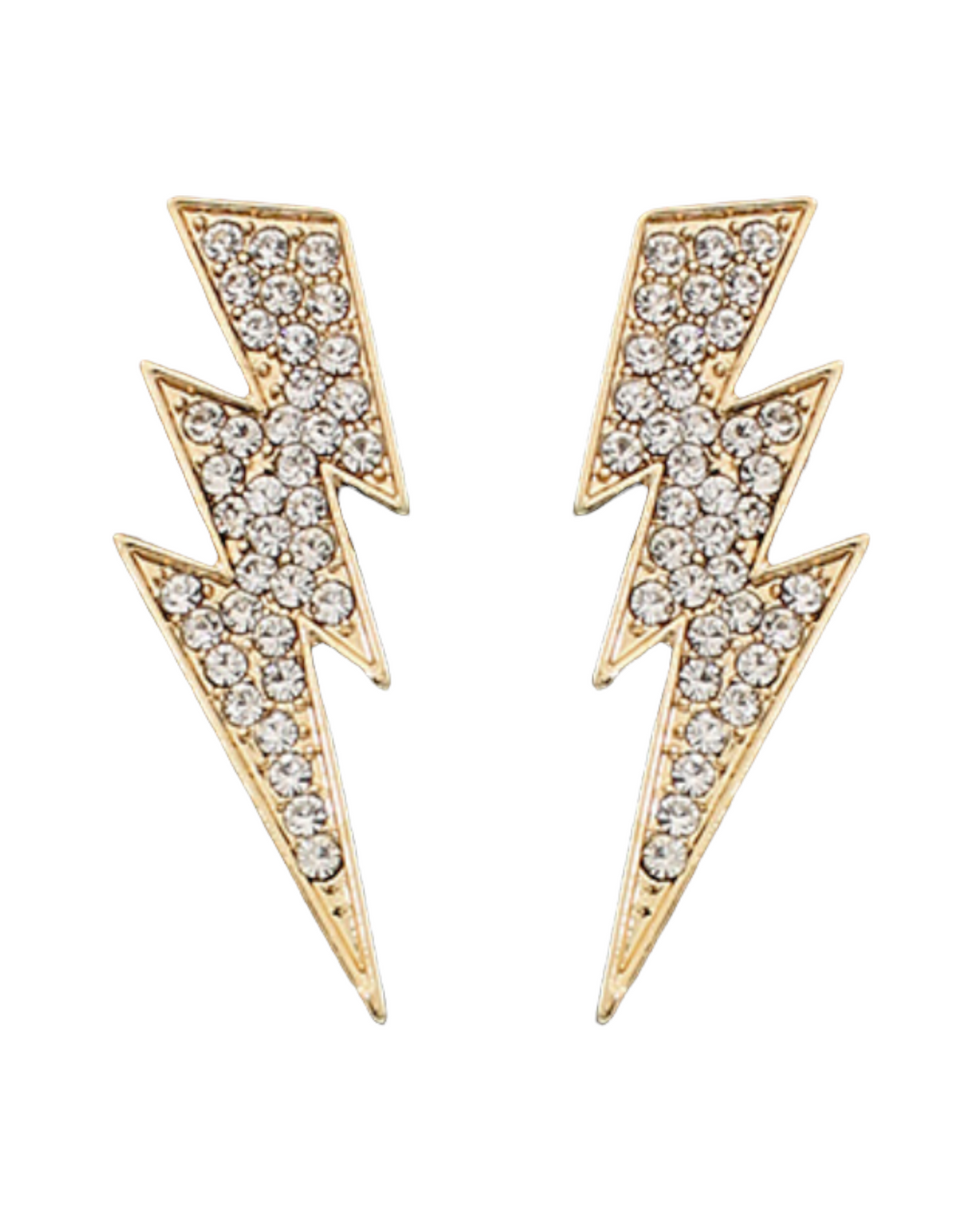 Lightning Rhinestone Earrings