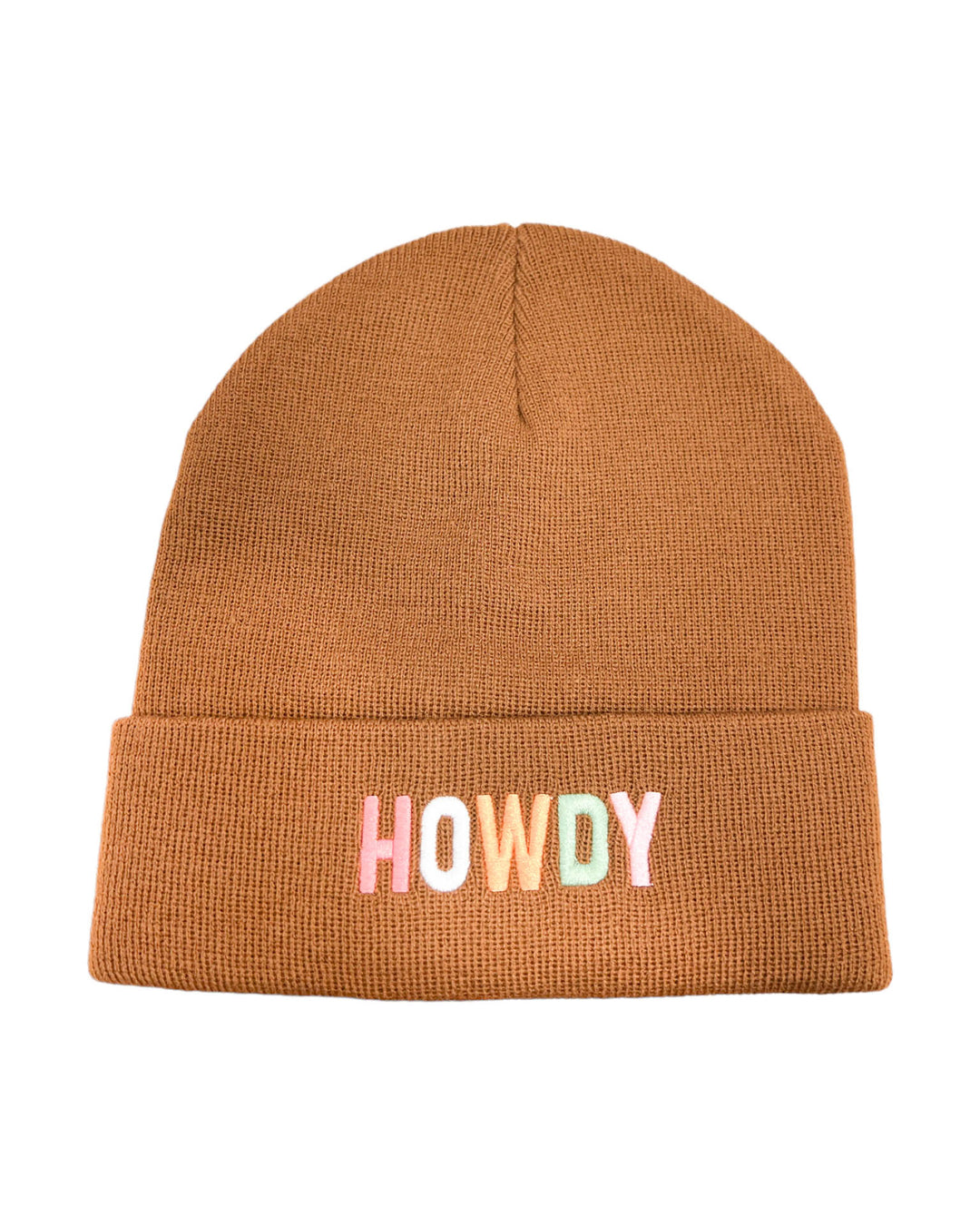 Howdy Brown Beanie