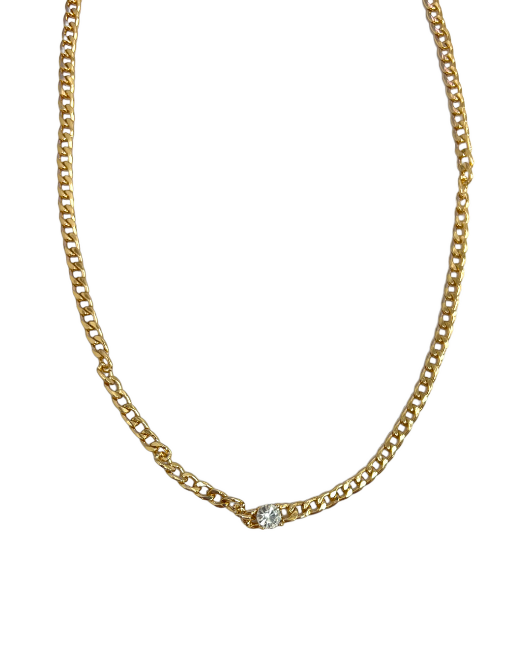 Chainlink Rhinestone Necklace