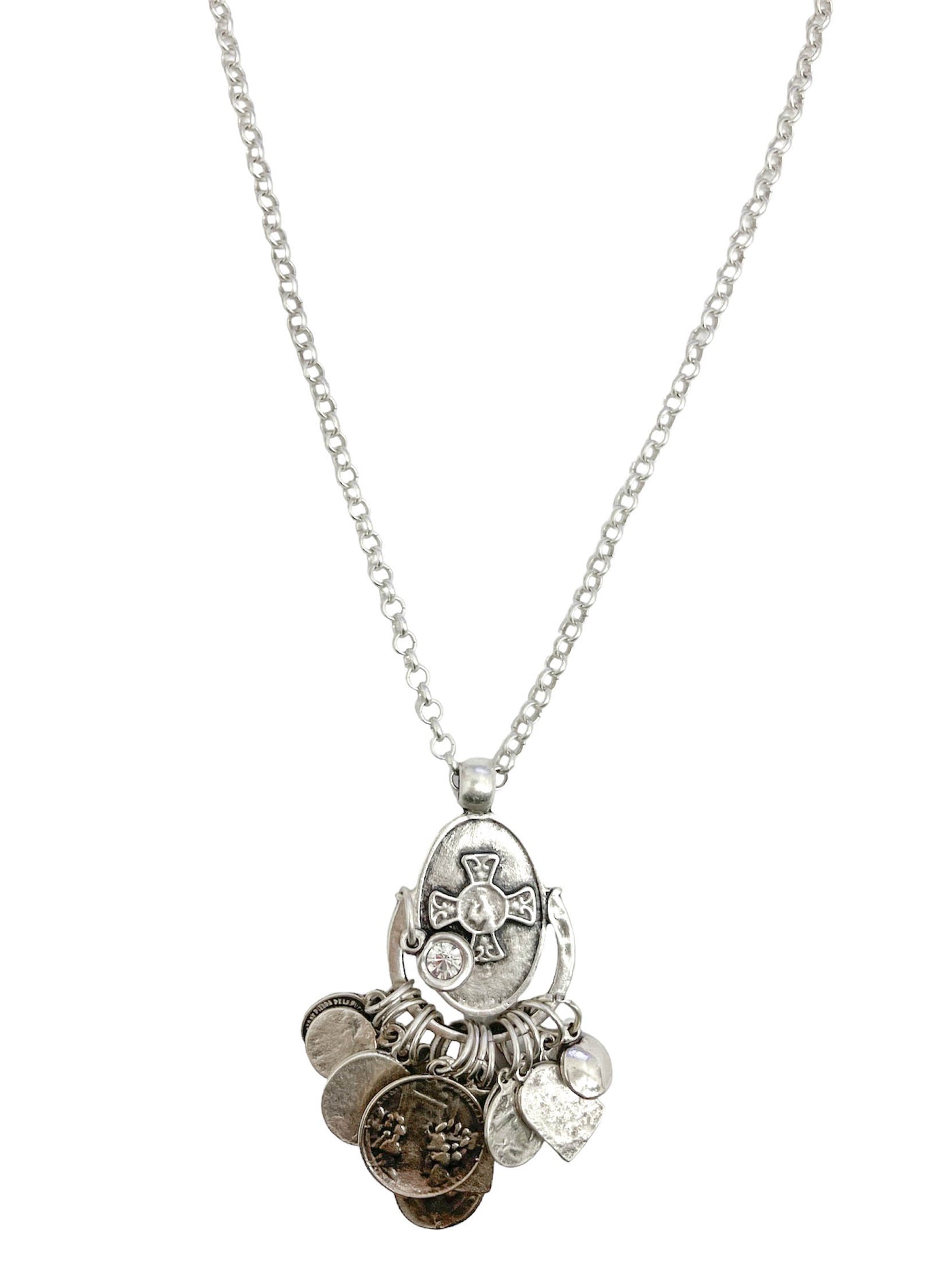 Celestine Silver Necklace