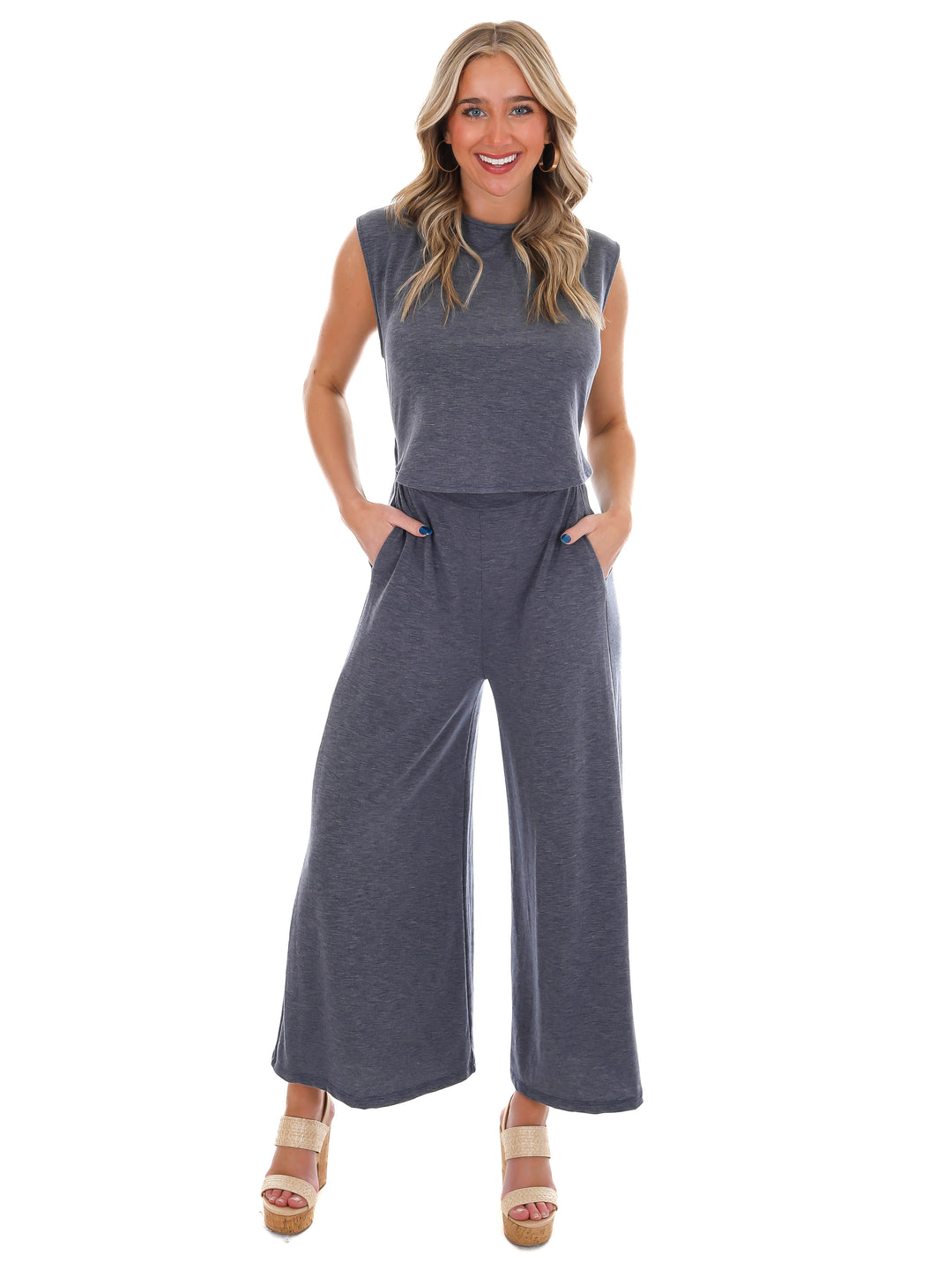 Pretty Girl Walk Wide Leg Jumpsuit