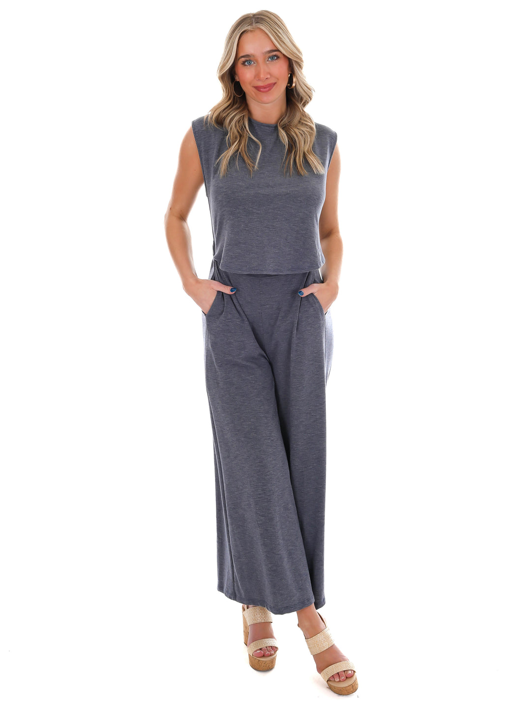 Pretty Girl Walk Wide Leg Jumpsuit