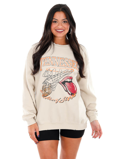 Rolling Stones Volunteers Basketball Net Sweatshirt