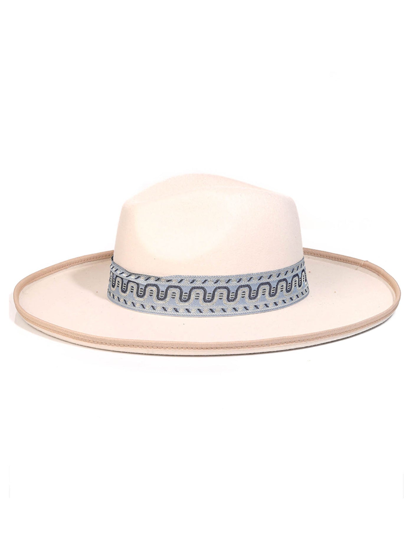 Boho Stripe Pattern Strap Hat