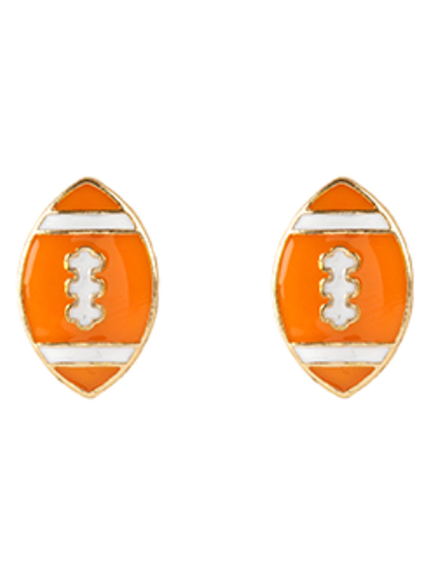 Orange Football Studs