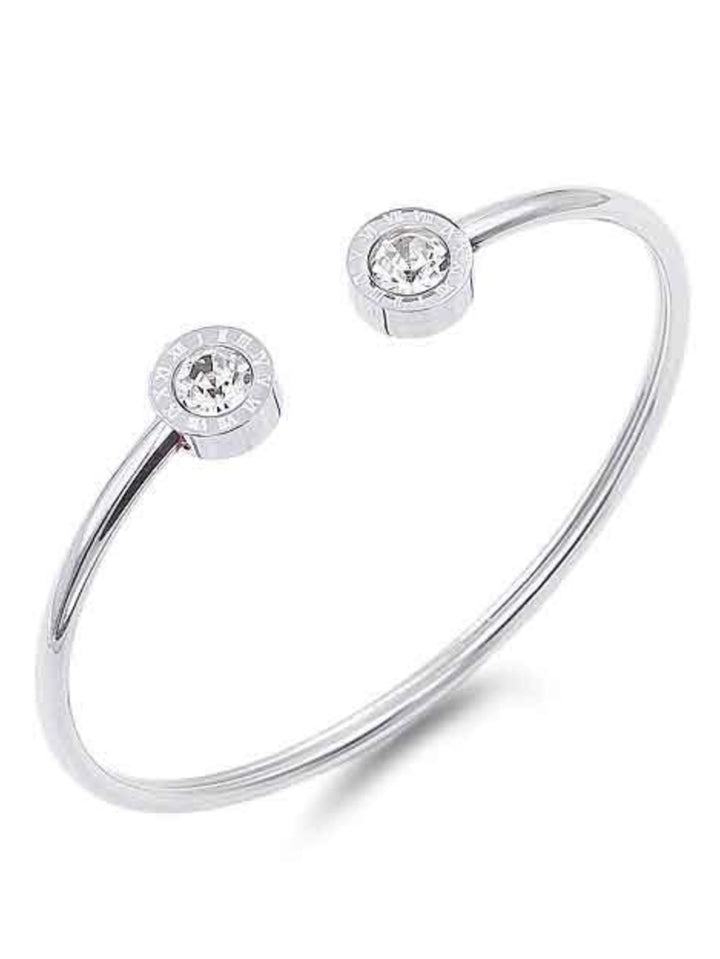 Stainless Steel Open Bangle Bracelet