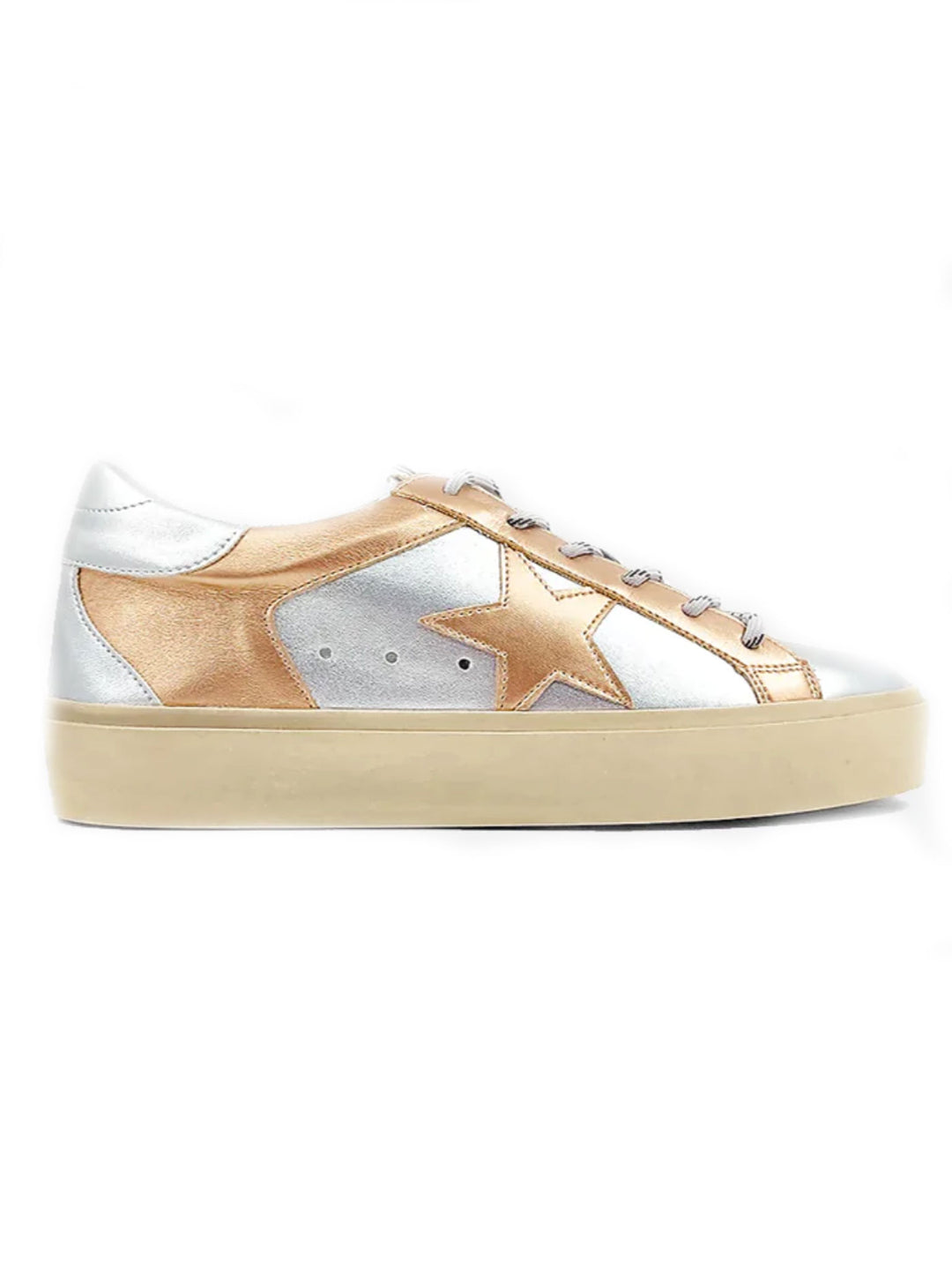 Reba Rose Gold Sneakers