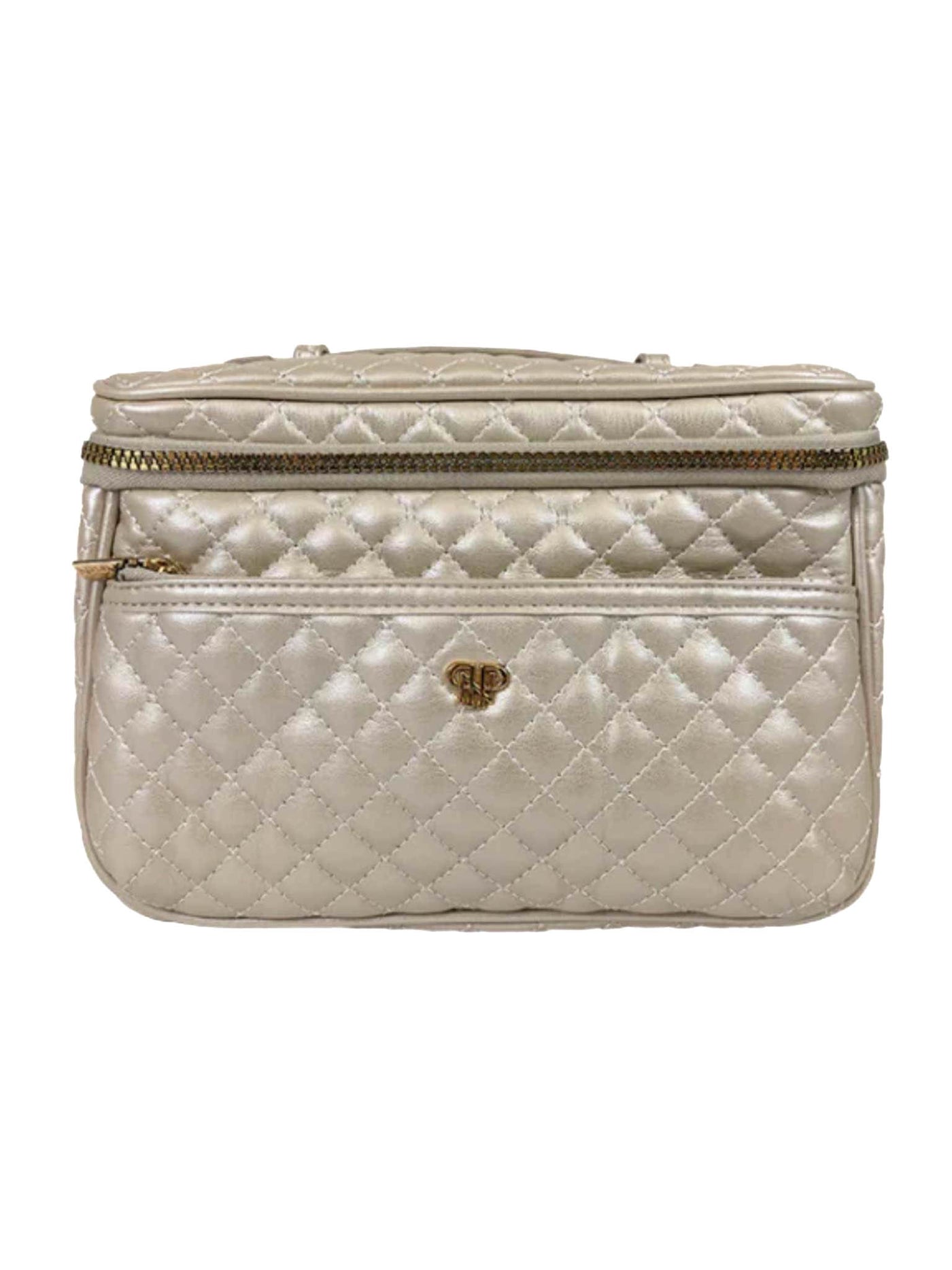 Getaway Pearl Quilted Classic Train Case