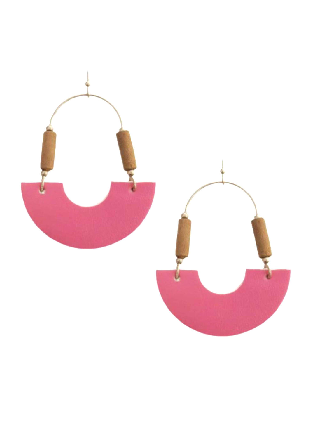 Arch Semi Circle Drop Earrings