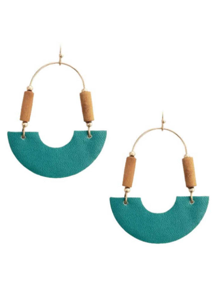 Arch Semi Circle Drop Earrings