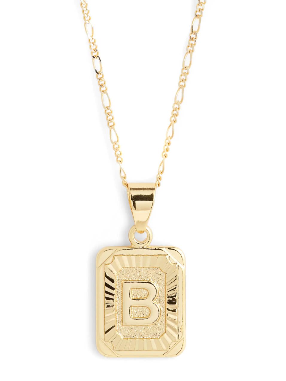 BRACHA Initial Card Necklace