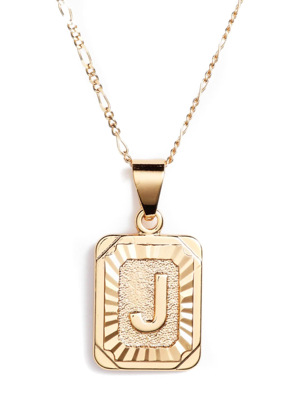 BRACHA Initial Card Necklace