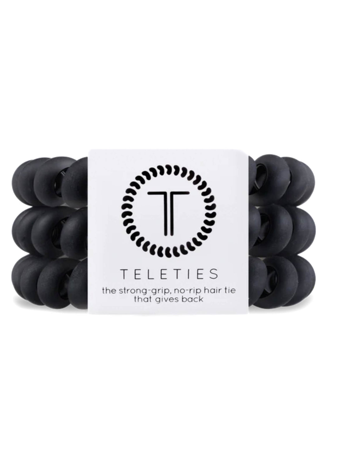 Teleties Matte Black - Large