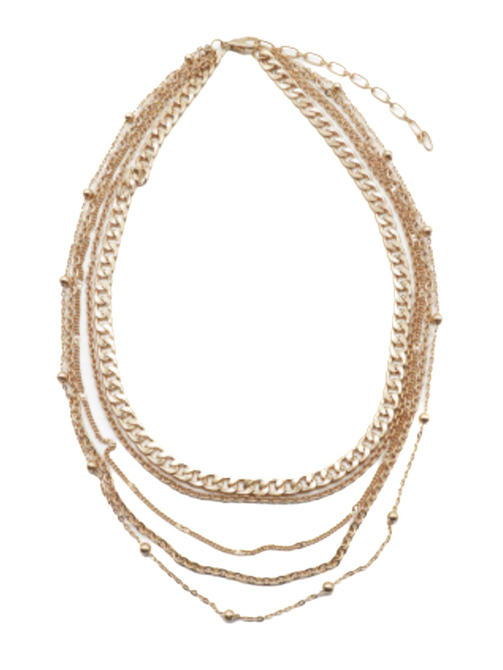 Multi Layered Metal Necklace