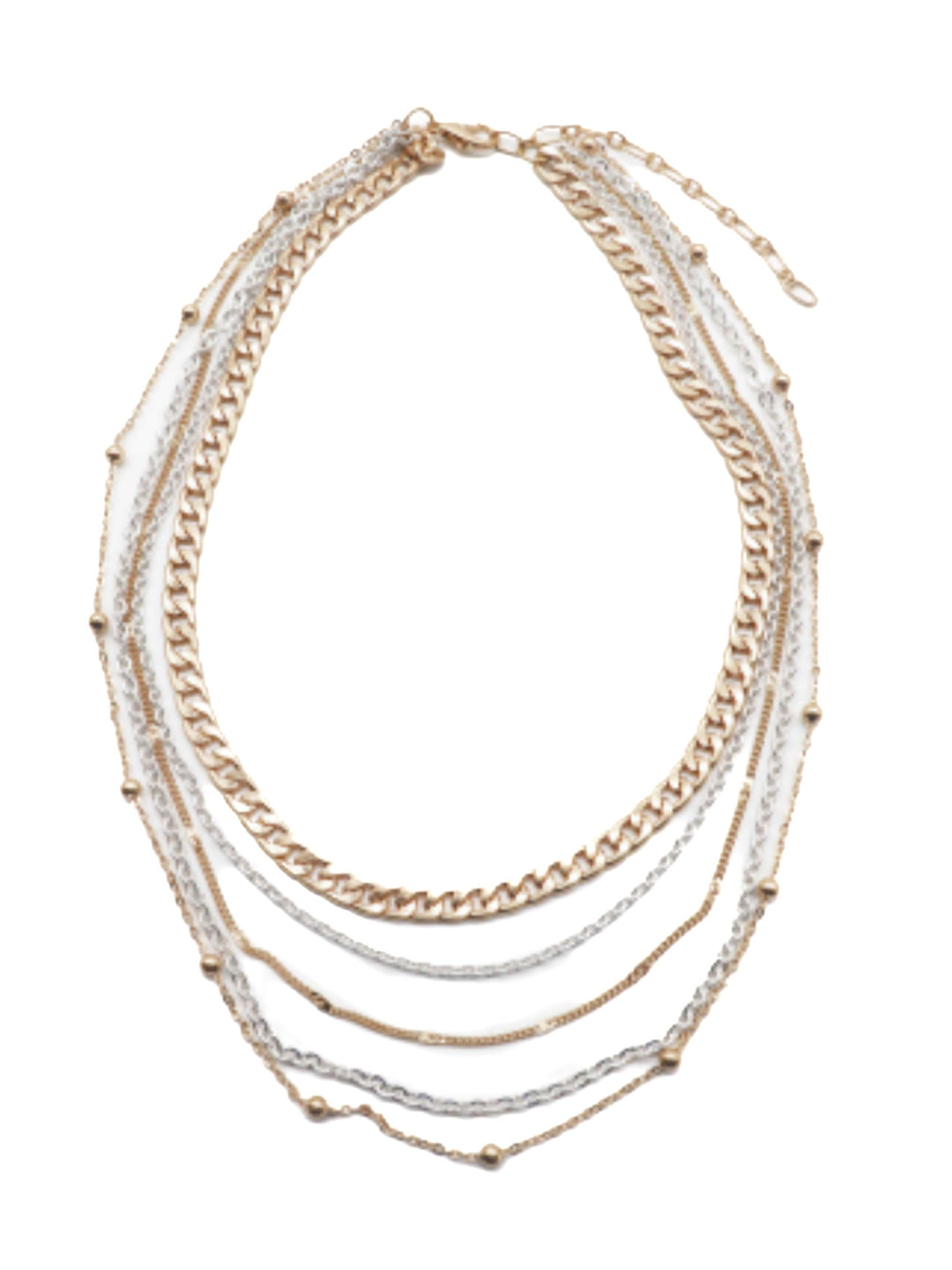 Multi Layered Metal Necklace