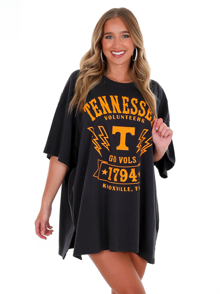 Tennessee Black Citrus Park Oversized Tee