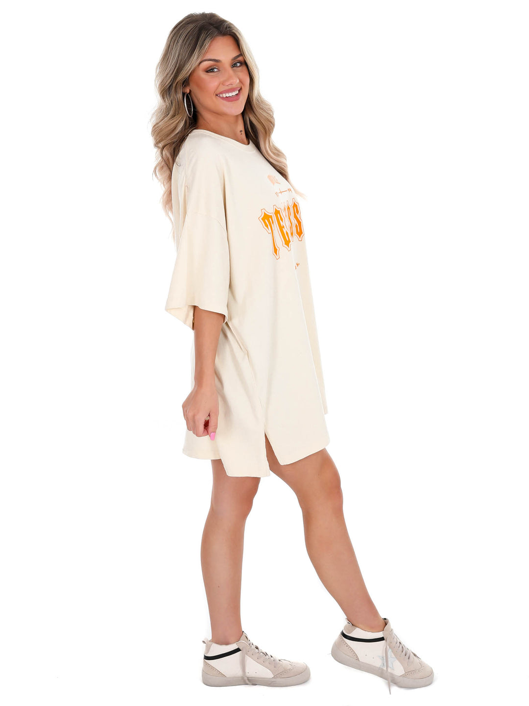 Tennessee Ivory Gridiron Oversized Tee