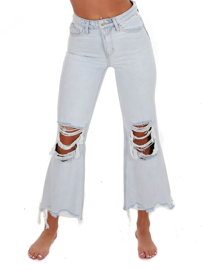 As I Am 90's Vintage Ankle Flare Jeans